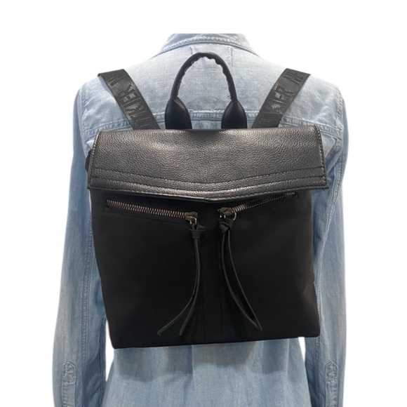 Botkier New York Black Nylon Leather Small Backpack - Like New main image 7